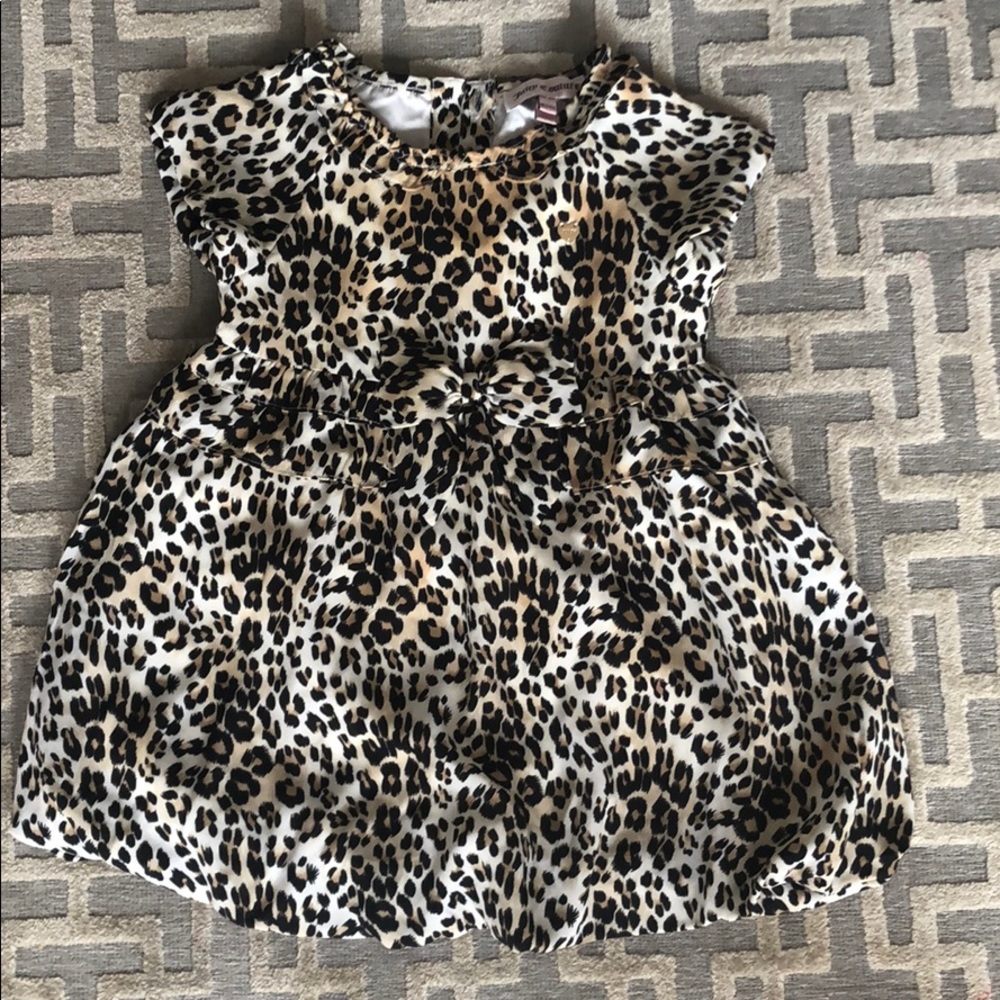 NWOT Juicy Couture Baby Girl Leopard Print Dress